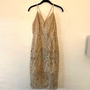 Charlotte Russe. Size: Large Color: Gold